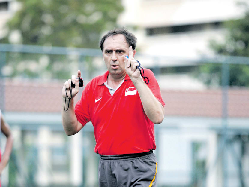 The training concepts in the National Football Syllabus, written by FAS Technical Director Slobodan Pavkovic (picture), are tailored to suit Singapore players. TODAY file photo
