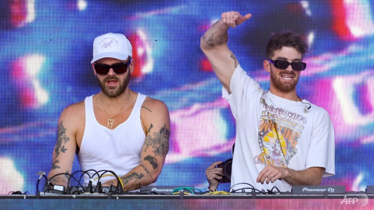 The Chainsmokers performing in Singapore in April at LIV Golf