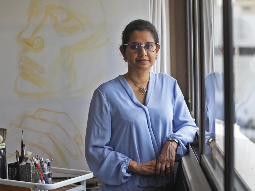 Singaporean artist Lakshmi Mohanbabu, who spent most of her growing up years in Afghanistan. Singaporean artist Lakshmi Mohanbabu, who spent most of her growing up years in Afghanistan.