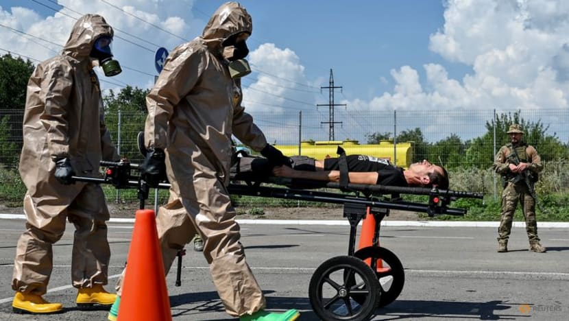 Ukraine carries out emergency drills near Zaporizhzhia nuclear plant on frontline