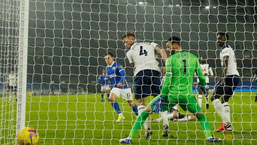 Football: Brighton beat lacklustre Spurs to claim first home win Football: Brighton beat lacklustre Spurs to claim first home win
