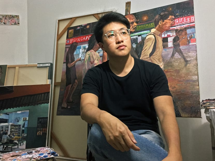 "As an undergraduate, I led a double life: A student attending lectures and writing essays on some days, and on others sweating away in the heat making paintings," says the author.
