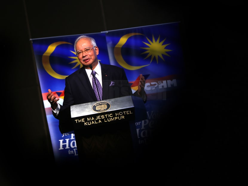 Prime Minister Najib Razak faces increasing pressure over 1Malaysia Development Berhad’s (1MDB) RM42 billion (S$15 billion) debt as well as allegations of having taken funds from the state investment vehicle. Photo: The Malaysian Insider