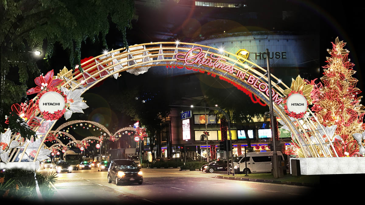 Singapore Christmas Pictures 2021 Commentary How Many Shoppers Can Orchard Road S Christmas Light Up Lure Back Cna