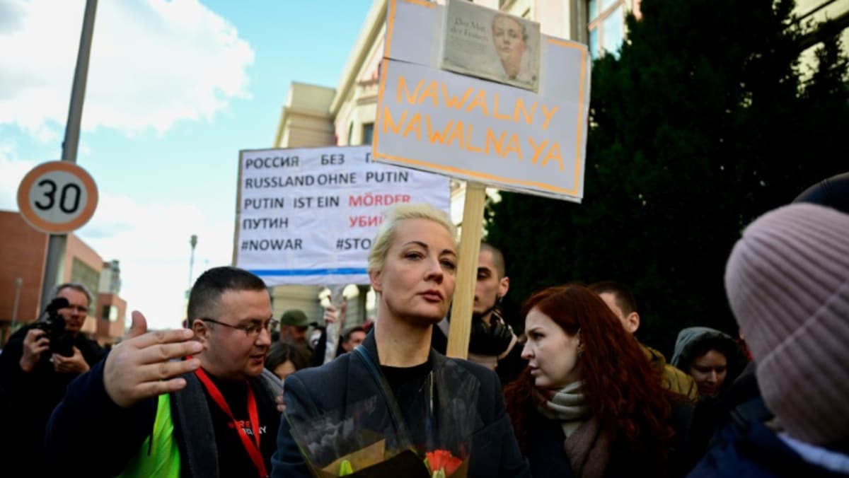 Russian court orders Yulia Navalnaya's arrest in absentia CNA