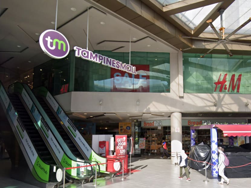 CapitaLand Retail Management is accused of failing to provide effective guardrails at Tampines Mall to prevent any falls through an opening along a concrete walkway.