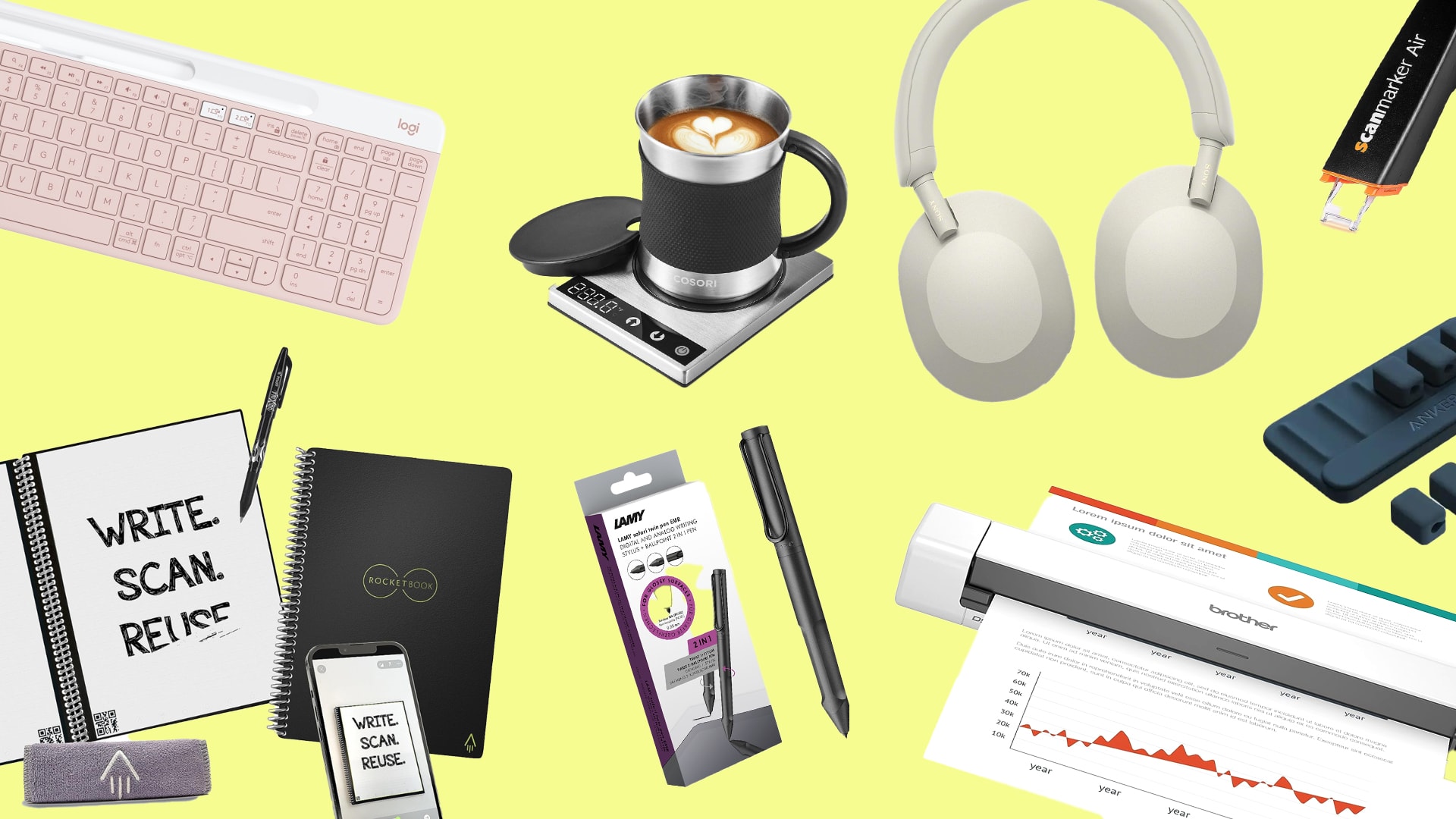Digital Notebooks, Noise-Cancelling Headphones & More Cool Gadgets To Help Save You Time At Work - 8days