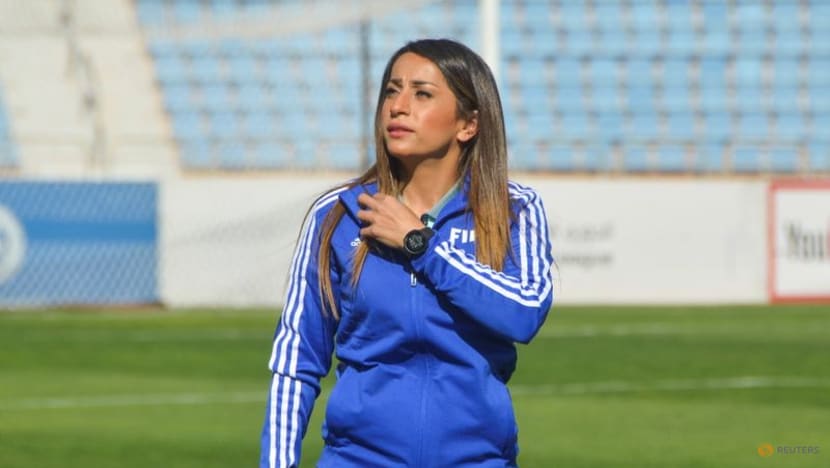 Female refereeing team takes charge of Jordan men's game for first time Female refereeing team takes charge of Jordan men's game for first time