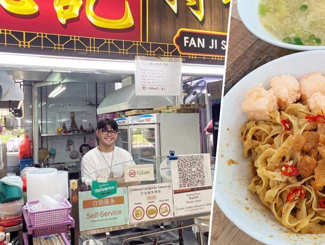 Ah Hoe Mee Pok customer, 27, is now its new hawker-owner