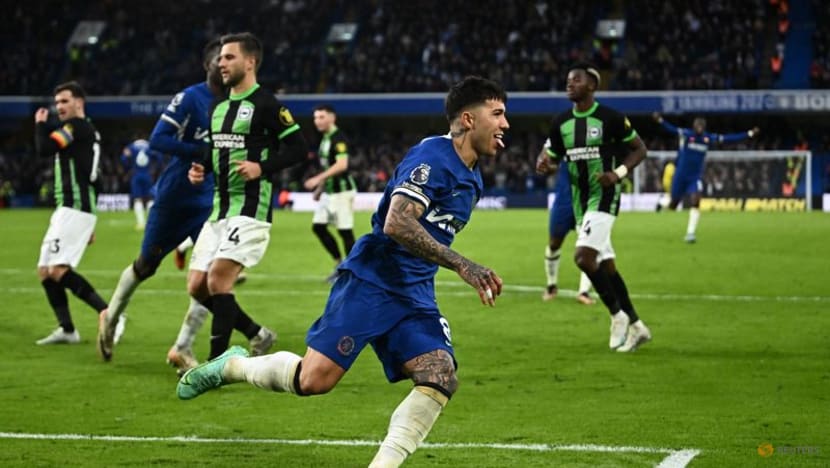 Chelsea 3-2 Brighton: 10-man Blues hold on in frantic finish to