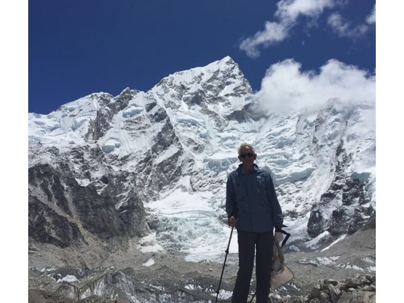 Out of all mountains which Mr Lawrence Paul had hiked to, it was the journey to Everest Base Camp that was the most memorable and challenging for him.
