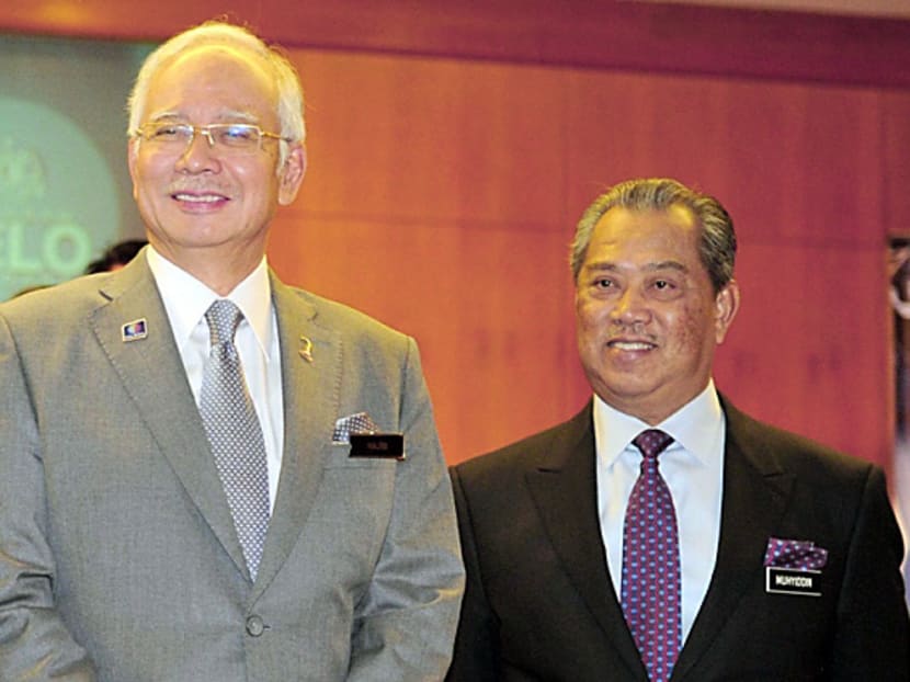 Deputy Prime Minister Muhyiddin’s (right) remarks should not be seen as a sign of opposition to Prime Minister Najib, as the deputy premier was also entitled to his own views, said an UMNO supreme council member. Photo: Malay Mail Online