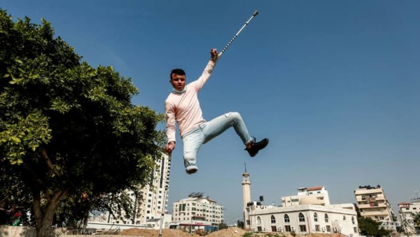 In Gaza, parkour brings youngsters a taste of freedom In Gaza, parkour brings youngsters a taste of freedom