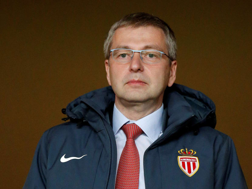 Dmitri Rybolovlev of Russia, President of AS Monaco Football Club, attends Monaco's Ligue 1 soccer match against Paris St Germain at Louis II stadium in Monaco. Reuters file photo
