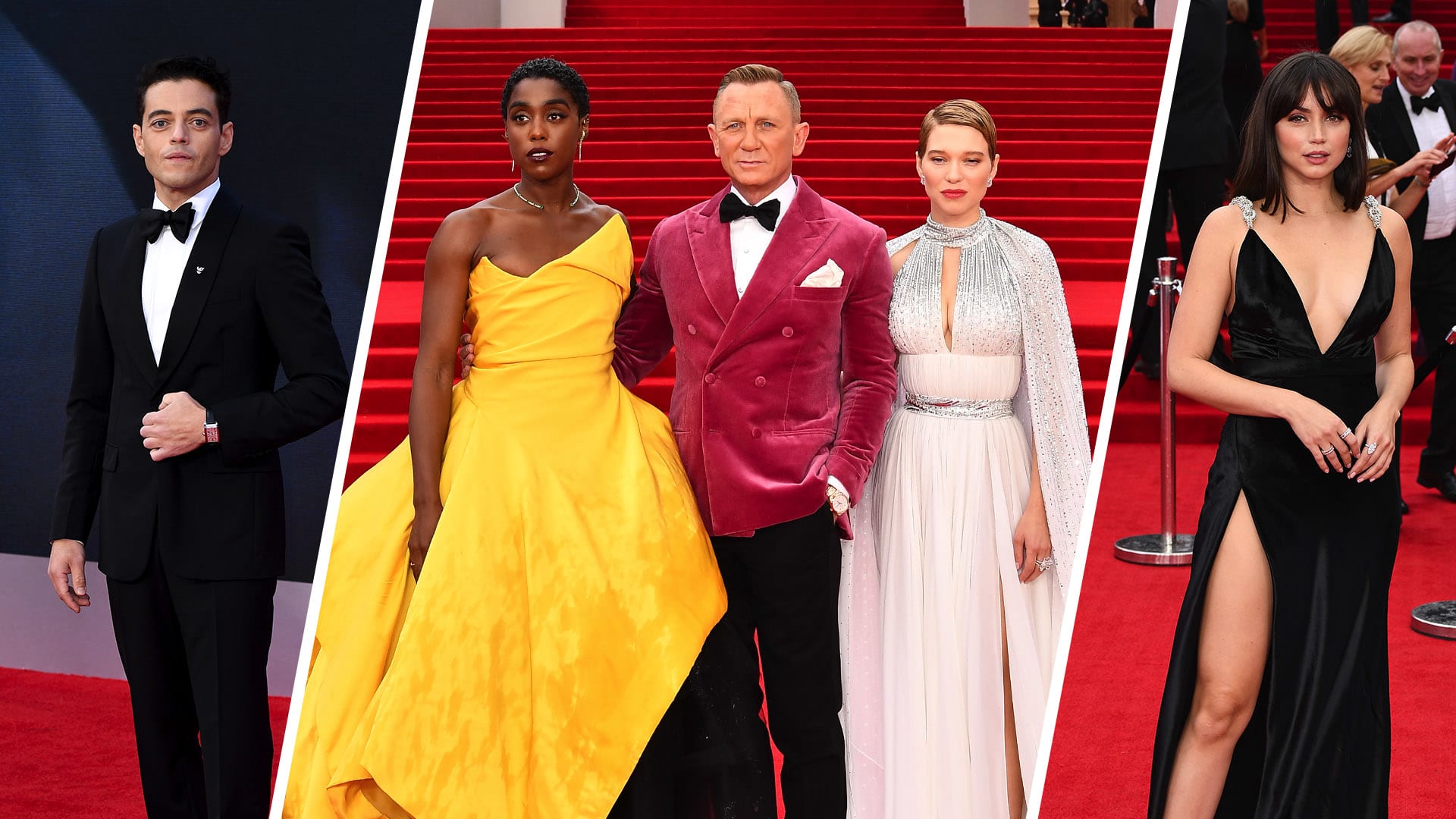 Dressed To Thrill: Check Out What Daniel Craig, Rami Malek, Léa Seydoux Wore At The No Time To Die World Premiere In London