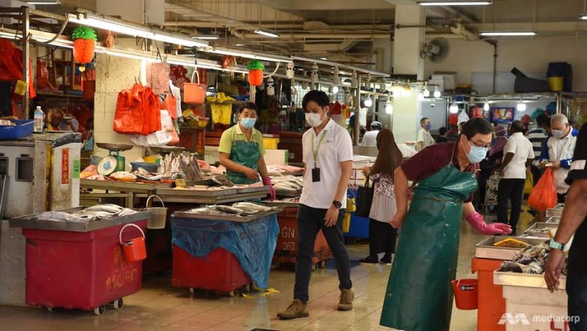Markets to refuse entry to people not wearing masks from Sunday: NEA Markets to refuse entry to people not wearing masks from Sunday: NEA