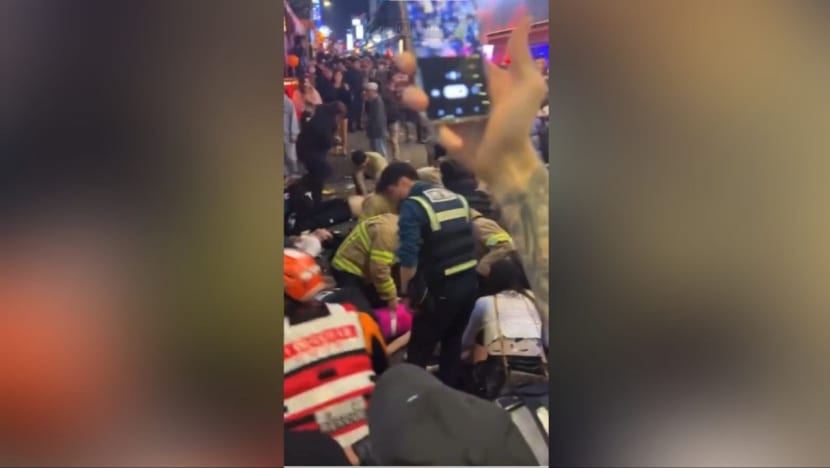 About 50 people reported hurt in stampede in South Korea: Report About 50 people reported hurt in stampede in South Korea: Report