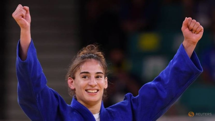 Olympics-Judo-Kosovo's Gjakova wins gold medal in women's - 57 kg Olympics-Judo-Kosovo's Gjakova wins gold medal in women's - 57 kg