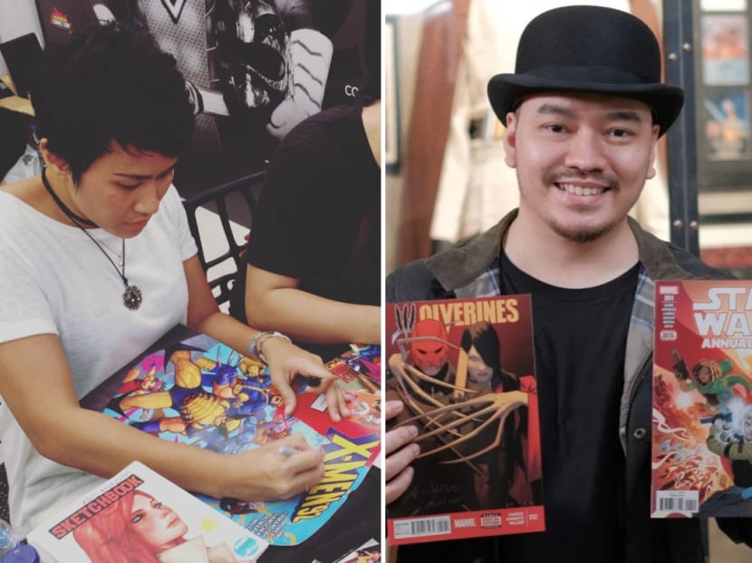 Ms Alti Firmansyah (left) and Mr Ario Anindito (right) are two of a few Indonesians working for Marvel Comics, the publishing company that dominates global pop culture with a cast of world-famous superheroes.