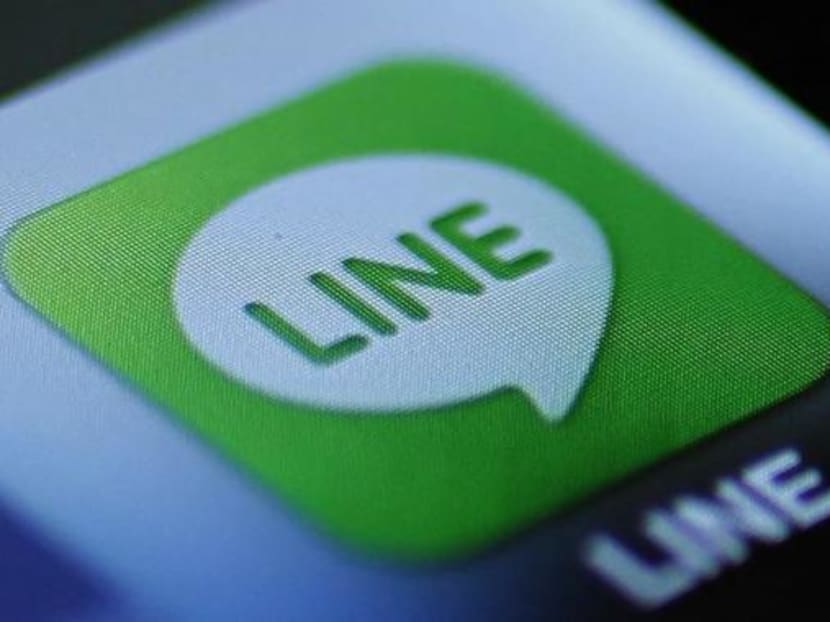 The icon of free communication app 'Line' is pictured on an iPhone in this photo illustration in Tokyo Aug 14, 2012. Photo: Reuters