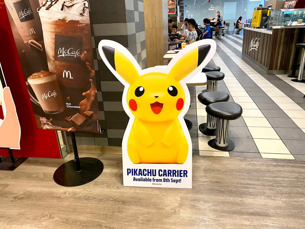 McDonald’s S’pore Launching Pokémon Pikachu Carrier on 8th Sept
