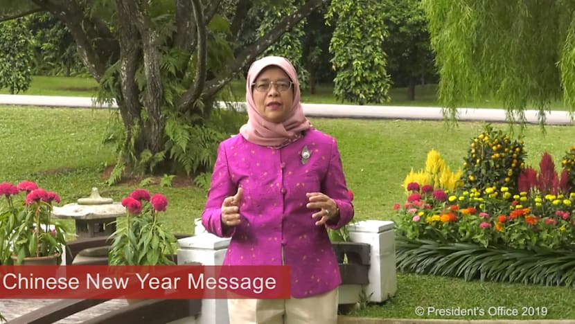 Embracing other races during Chinese New Year true to Singapore spirit: President Halimah Embracing other races during Chinese New Year true to Singapore spirit: President Halimah