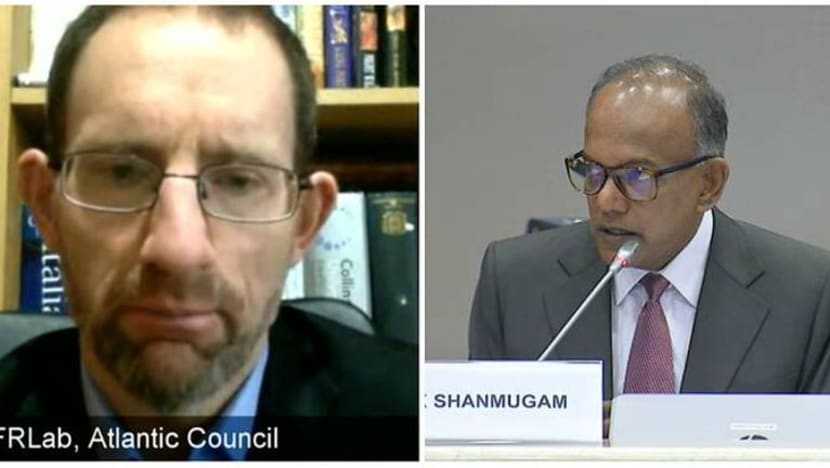 Shanmugam, ahli akademik UK bahas perlunya undang-undang untuk tangani berita palsu