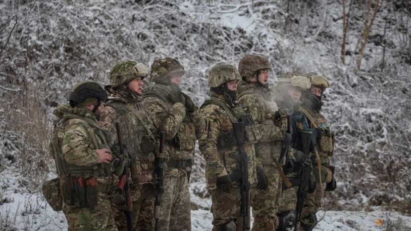 Ukraine stages war games near Belarus amid fears of Russian assault