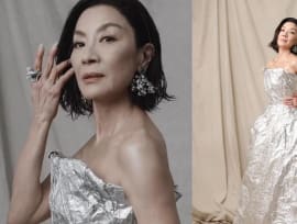 Michelle Yeoh's Met Gala gown mocked for looking like 'crumpled aluminum foil', but that's the look she was going for