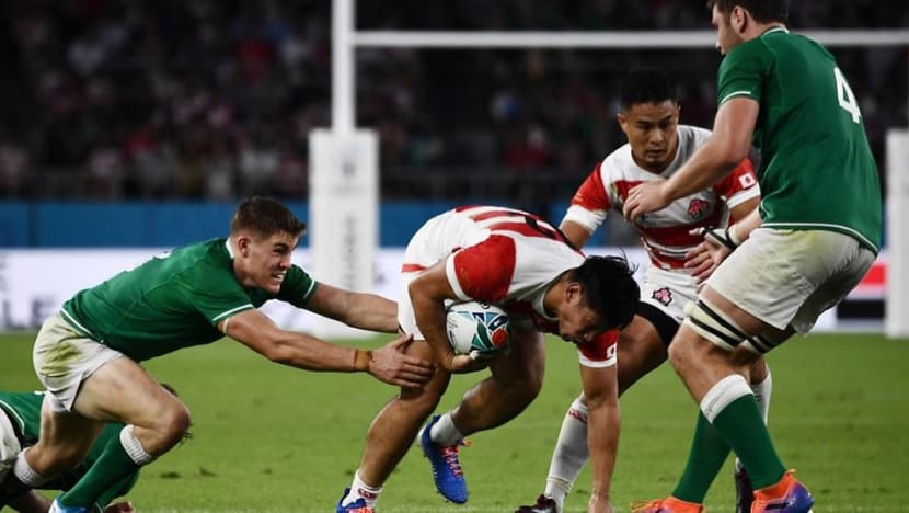 Rugby World Cup hosts Japan shock Ireland 19-12
