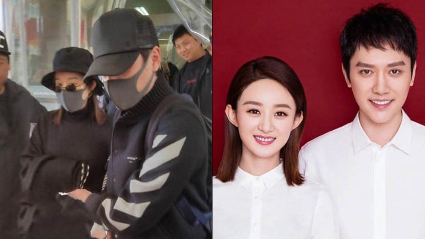 Zanilia Zhao, Feng Shaofeng make first appearance as family-of-three Zanilia Zhao, Feng Shaofeng make first appearance as family-of-three