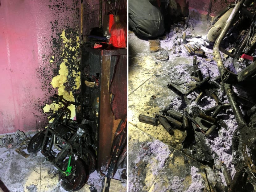 The Singapore Civil Defence Force said that it was alerted at 6.50am to a fire at a 7th-floor unit at Block 105 Jalan Bukit Merah on Feb 23, 2021.