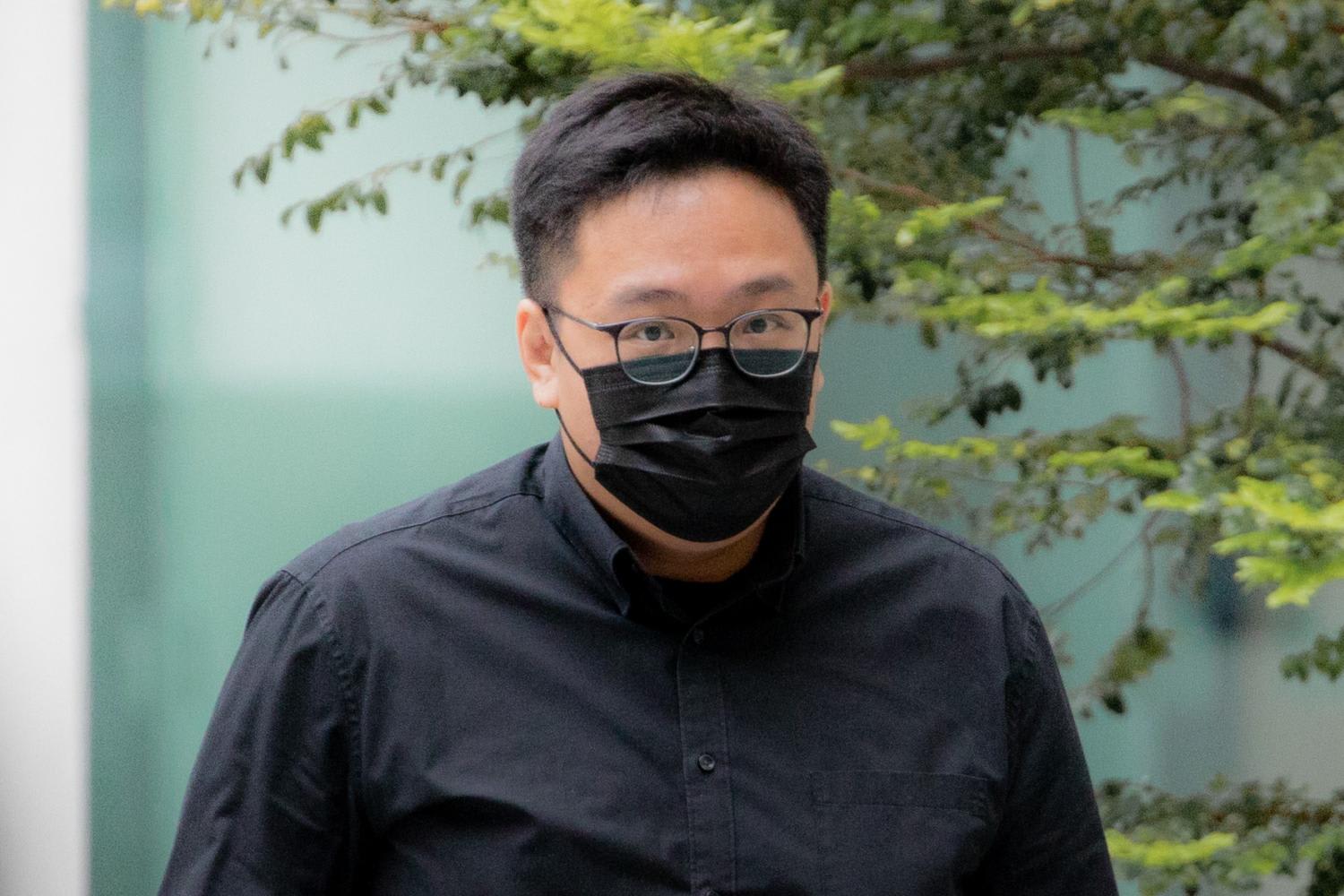 Alvin Koo Jing You arriving at the State Courts on June 3, 2022. Alvin Koo Jing You arriving at the State Courts on June 3, 2022.
