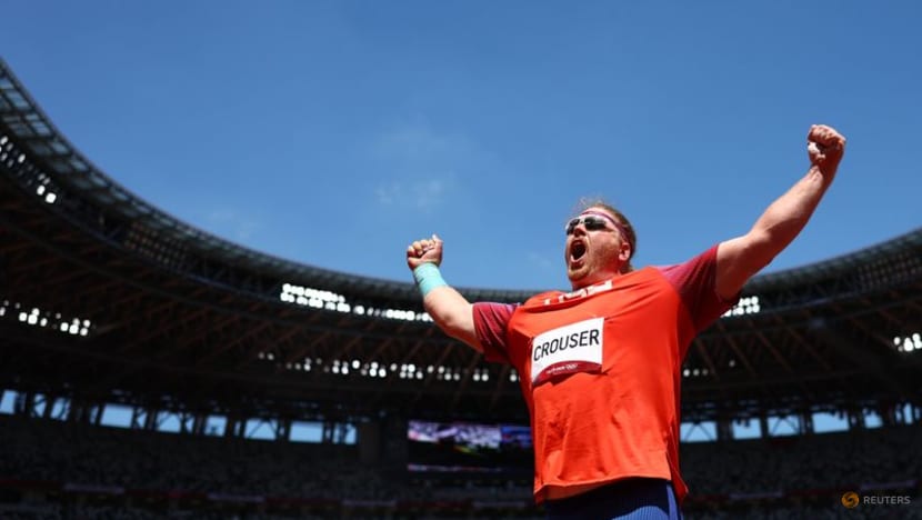 Olympics-Athletics-Crouser wins gold in men's shot put, breaks Olympic record Olympics-Athletics-Crouser wins gold in men's shot put, breaks Olympic record