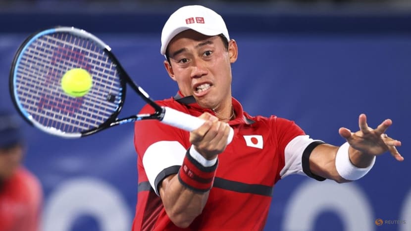 Tennis: Nishikori riding high after deep run at Tokyo Olympics Tennis: Nishikori riding high after deep run at Tokyo Olympics