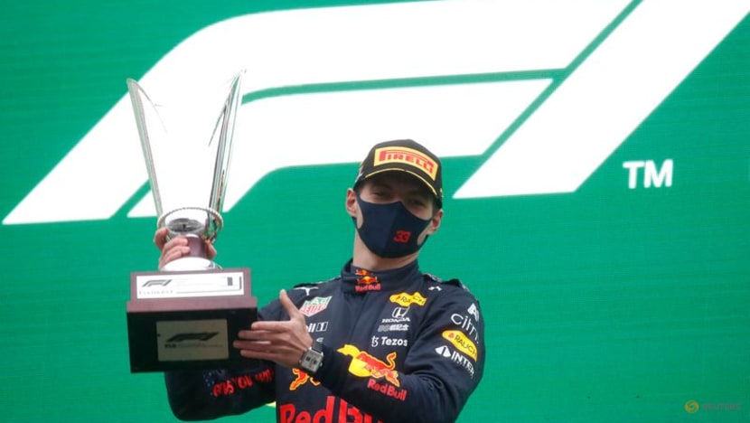Motor racing:Verstappen wins Formula One's shortest race Motor racing:Verstappen wins Formula One's shortest race