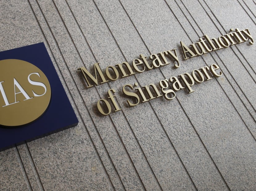 The logo of the Monetary Authority of Singapore (MAS) is pictured at its building in Singapore. Reuters file photo