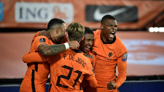 世界杯欧洲区外围赛：荷兰战胜挪威 取得决赛圈资格