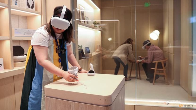 Facebook-owner Meta gives preview of its first store, enterprise tools - CNA