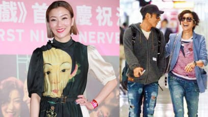 Sammi Cheng and Andy Hui Seen At The Airport Before Going On Holiday Together