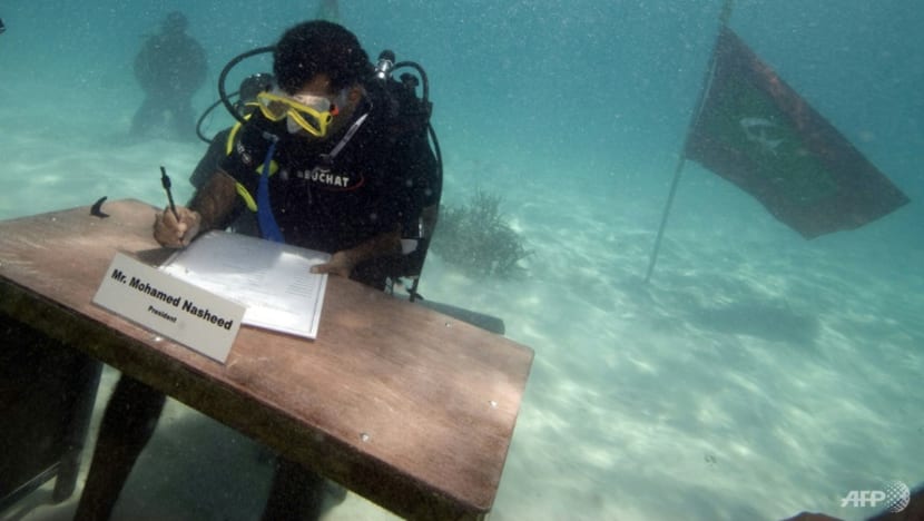 'We can't lose hope' to save the planet, says ex-Maldives president 'We can't lose hope' to save the planet, says ex-Maldives president