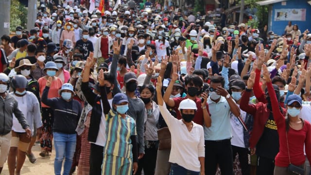 【缅甸军人政变】民运领袖成立全国团结政府 同军政府抗衡