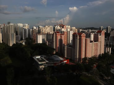 HDB blocks in Redhill and Tiong Bahru.
