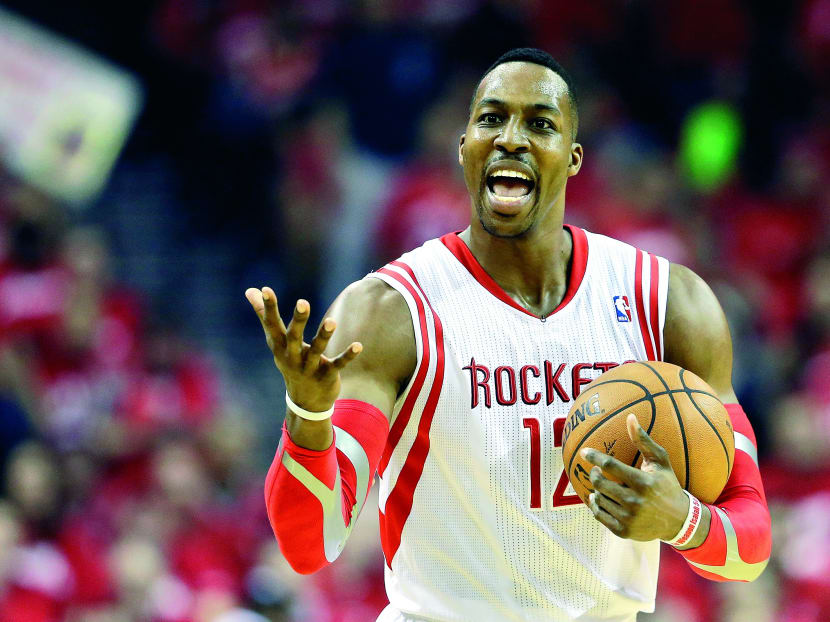 Houston Rockets’ Dwight Howard. Photo: AP