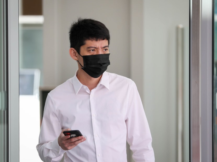 Maverick Neo Yongxiang leaving the State Courts on July 5, 2021. He was fined for drink driving, being a public nuisance and committing mischief. Maverick Neo Yongxiang leaving the State Courts on July 5, 2021. He was fined for drink driving, being a public nuisance and committing mischief.