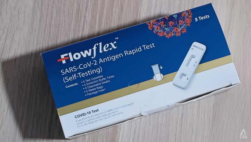 Bekalan kit ART kendiri di S'pura tidak terjejas oleh kenyataan nasihat FDA AS Bekalan kit ART kendiri di S'pura tidak terjejas oleh kenyataan nasihat FDA AS