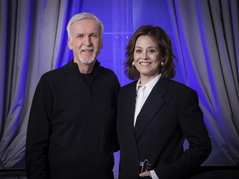 Sigourney Weaver, James Cameron float on in Way Of Water Sigourney Weaver, James Cameron float on in Way Of Water