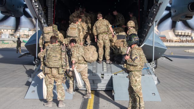 英国完成在阿富汗的撤离行动 