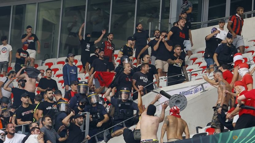 Nice v Cologne kicks off late, person critically injured after crowd trouble