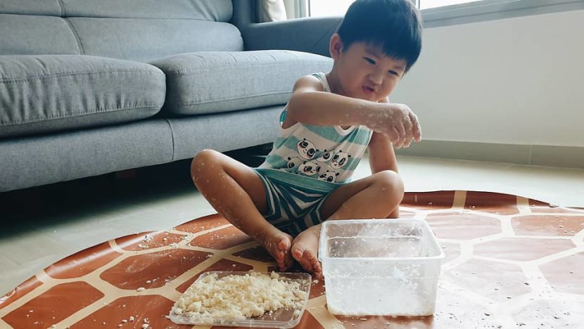 Lego sushi, artificial snow, obstacle courses: Parents get creative during the COVID-19 circuit breaker Lego sushi, artificial snow, obstacle courses: Parents get creative during the COVID-19 circuit breaker